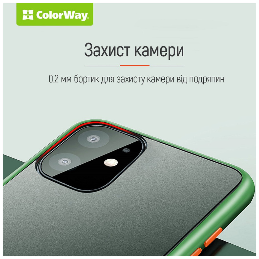 Чохол до мобільного телефона ColorWay Smart Matte Xiaomi Redmi 12 black (CW-CSMXR12-BK) - зображення 6