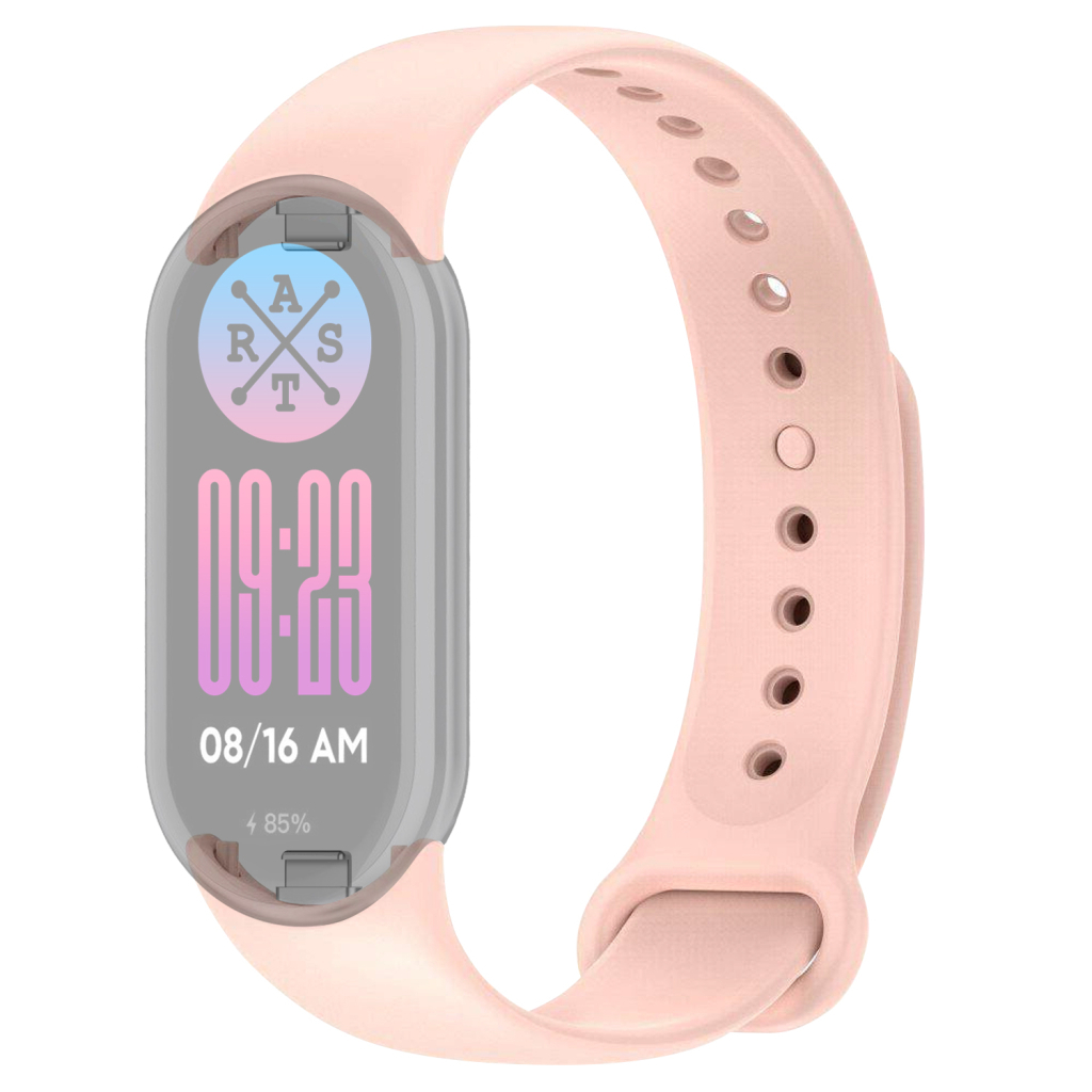 Ремінець до фітнес браслета Armorstandart для Xiaomi Smart Band 10/9/8 Powder Pink (ARM86913) - зображення 1