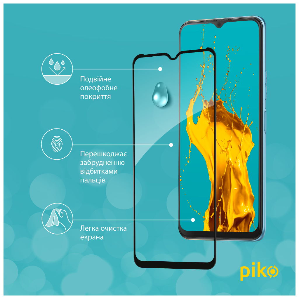 Скло захисне Piko Full Glue Tecno Spark 8 (1283126533105) - зображення 4