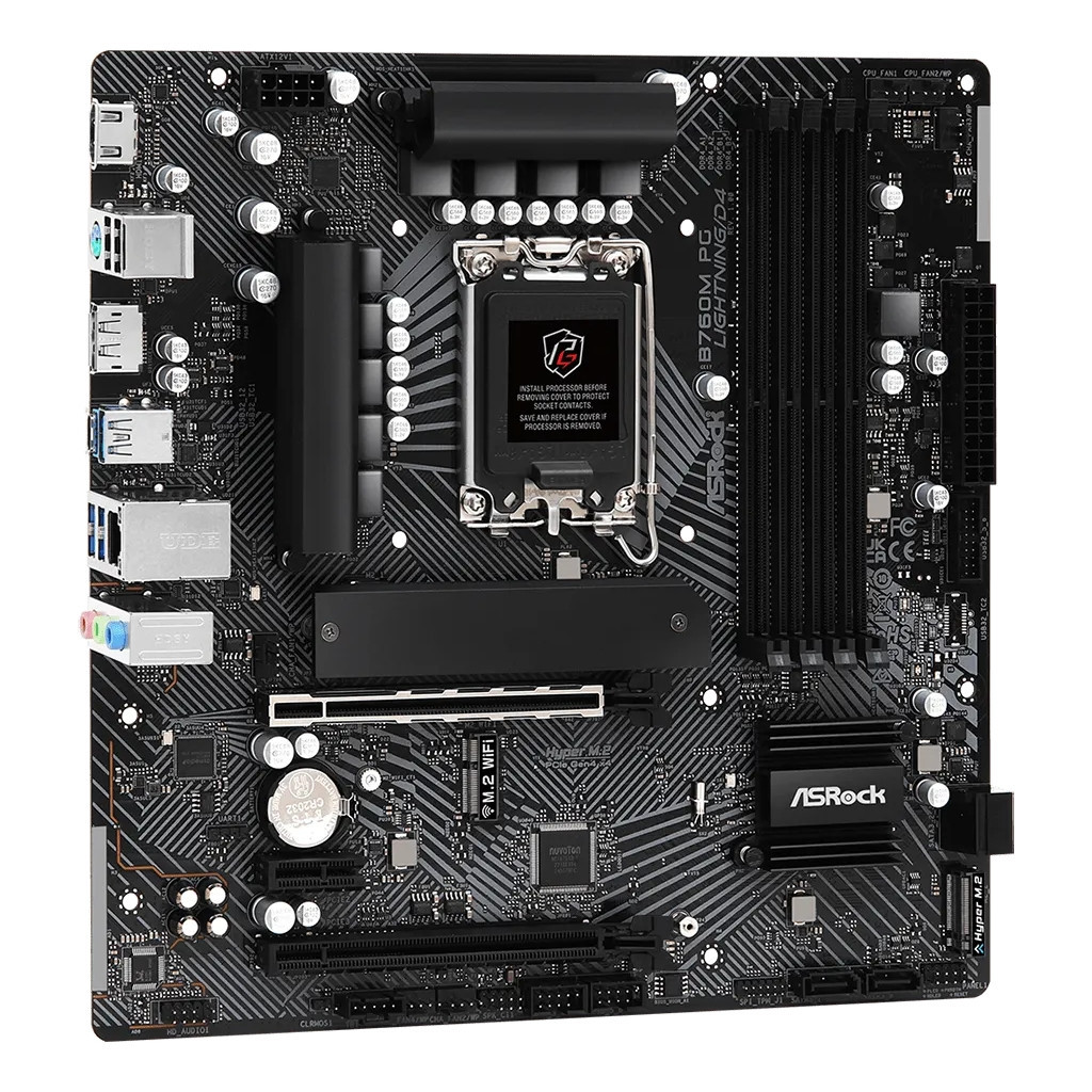 Материнська плата ASRock B760M PG LIGHTNING/D4 - зображення 4