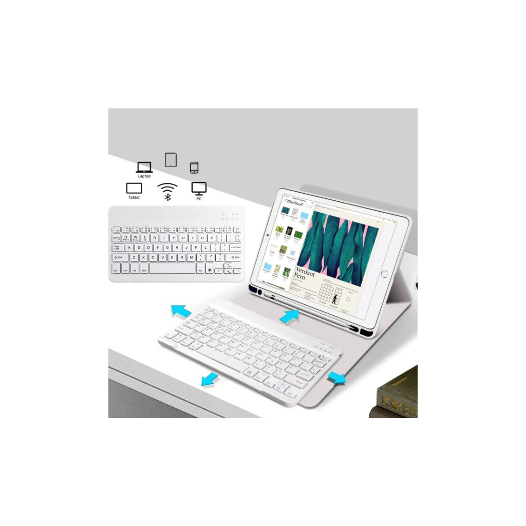 Чохол до планшета BeCover with keyboard Apple iPad Pro 13" M4 2024 Gray (713004) - зображення 5