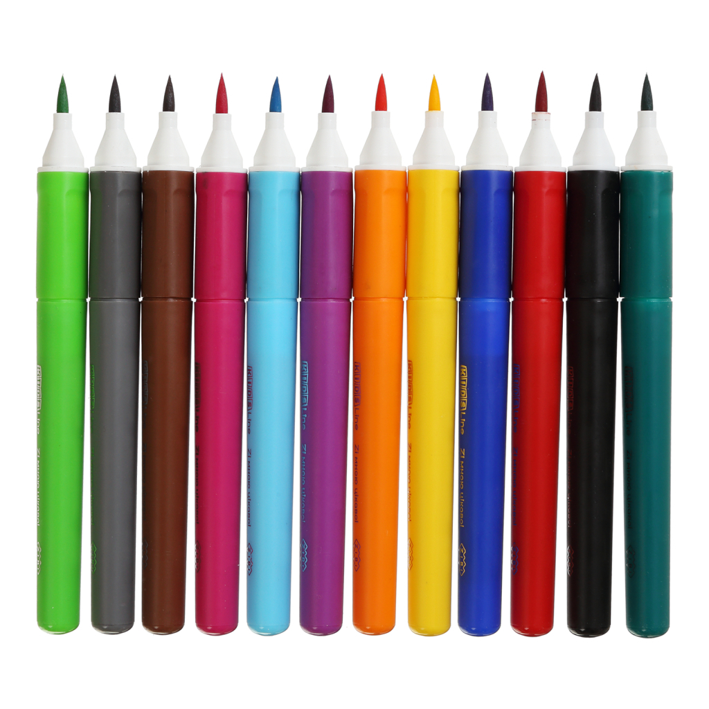 Фломастери ZiBi KIDS Line JUMBO брашеві 12 кольорів (ZB.2822) - изображение 2