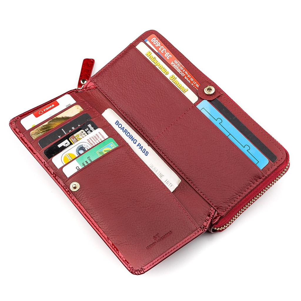 Гаманець ST Leather Червоний (18436) - зображення 5