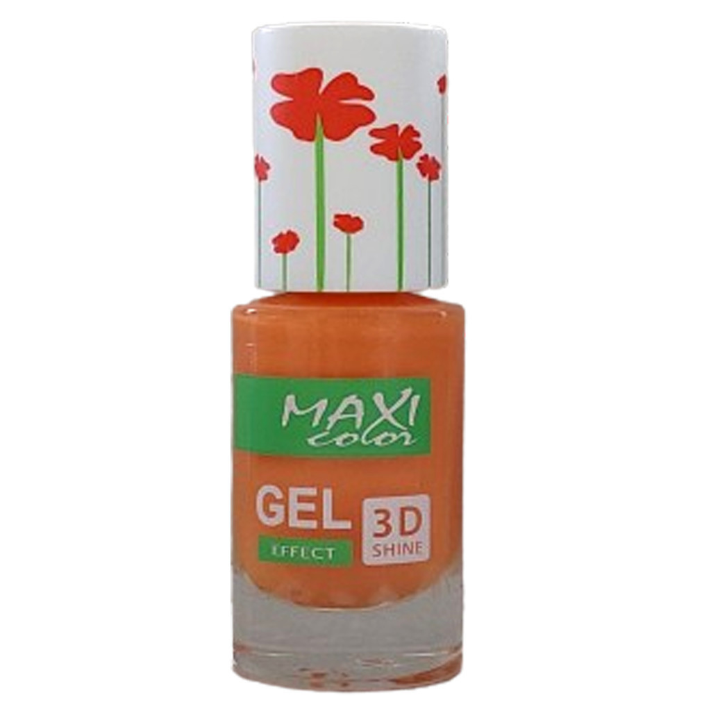 Лак для нігтів Maxi Color Gel Effect Hot Summer 07 (4823077504532) - зображення 1