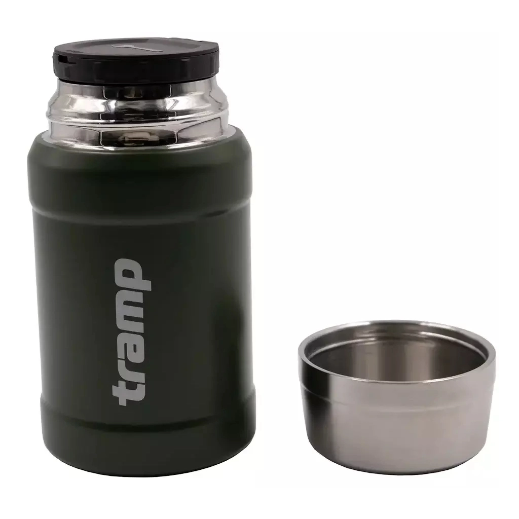 Термос Tramp з широким горлом в чохлі 0.8 л Olive (UTRC-132-olive) - зображення 5