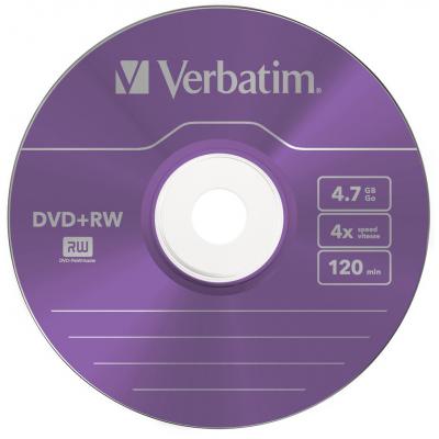 Диск DVD Verbatim 4.7Gb 4x SlimCase 5шт Color (43297) - изображение 3