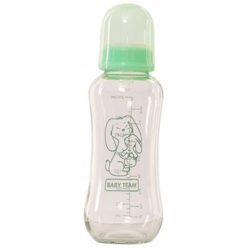 Пляшечка для годування Baby Team Скляна 250мл 0+ (1211) - зображення 2