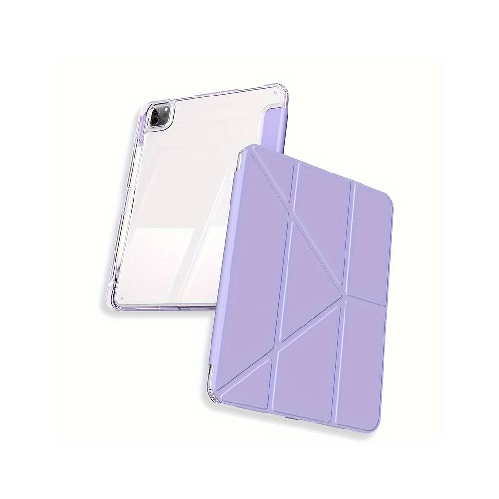 Чохол до планшета BeCover Ultra Slim Origami Transparent Apple iPad Pro 11" M4 2024 Purple (711692) - зображення 6