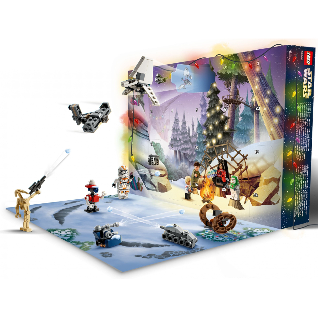 Конструктор LEGO Star Wars Новорічний календар на 2023 рік 320 деталей (75366) - зображення 7