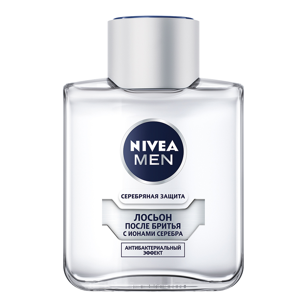 Лосьйон після гоління Nivea Men Срібний захист з іонами срібла 100 мл (4005808539789/4005808539604) - изображение 1
