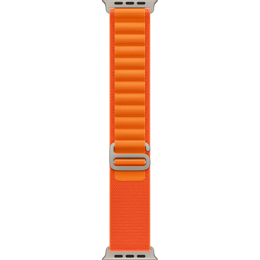 Ремінець до смарт-годинника Apple 49mm Alpine Loop - Large Orange (MQE13ZM/A) - зображення 1