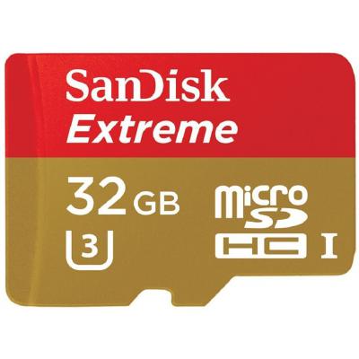 Карта пам'яті SanDisk 32GB microSDHC Extreme Class 10 UHS-I U3 (SDSQXNE-032G-GN6MA) - зображення 3