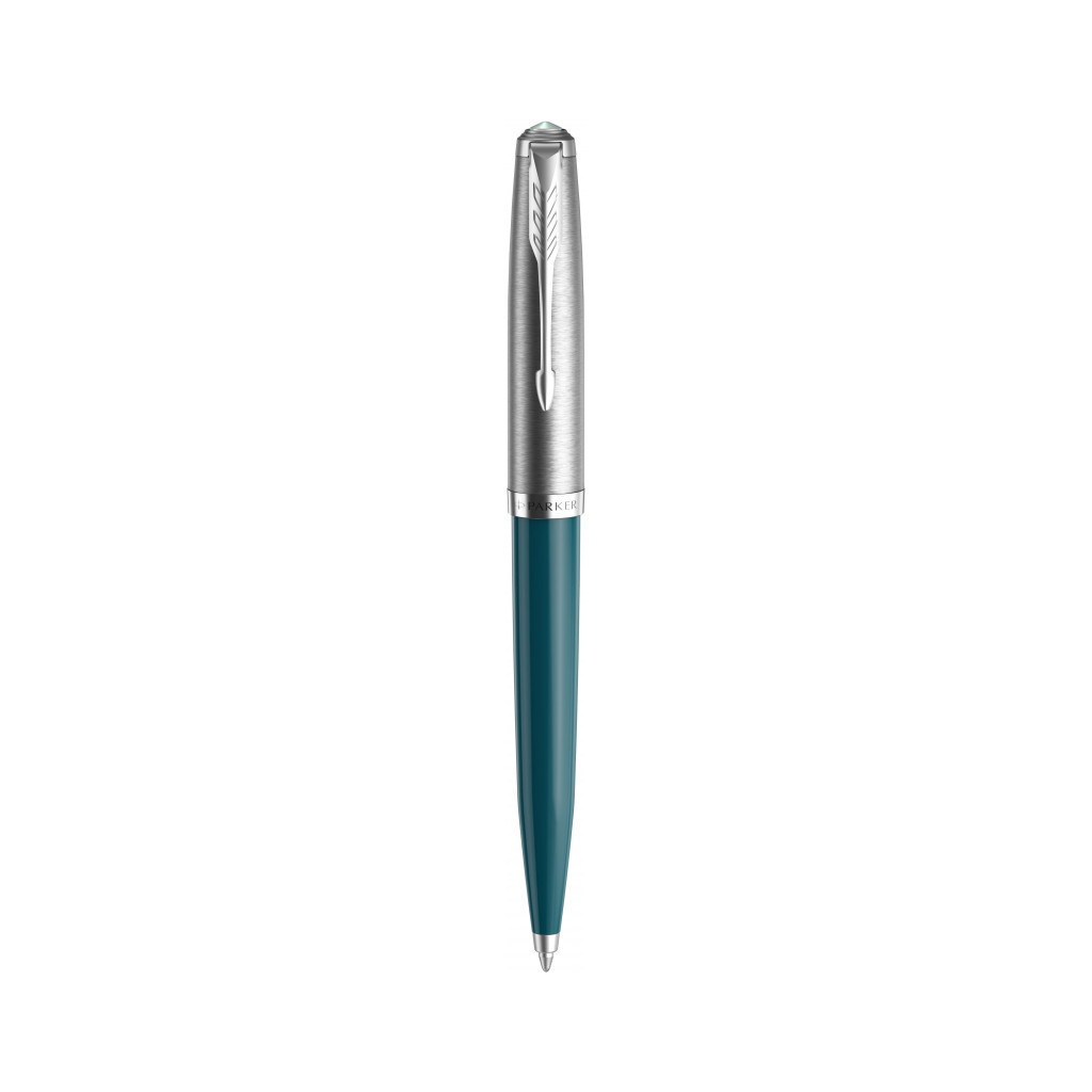 Ручка кулькова Parker PARKER 51 Teal Blue CT BP (55 332) - зображення 1
