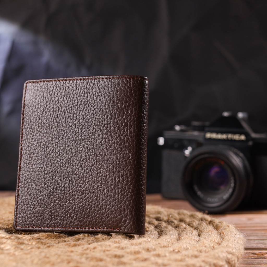 Гаманець Canpellini З натуральної шкіри Коричневе (21498) - зображення 9