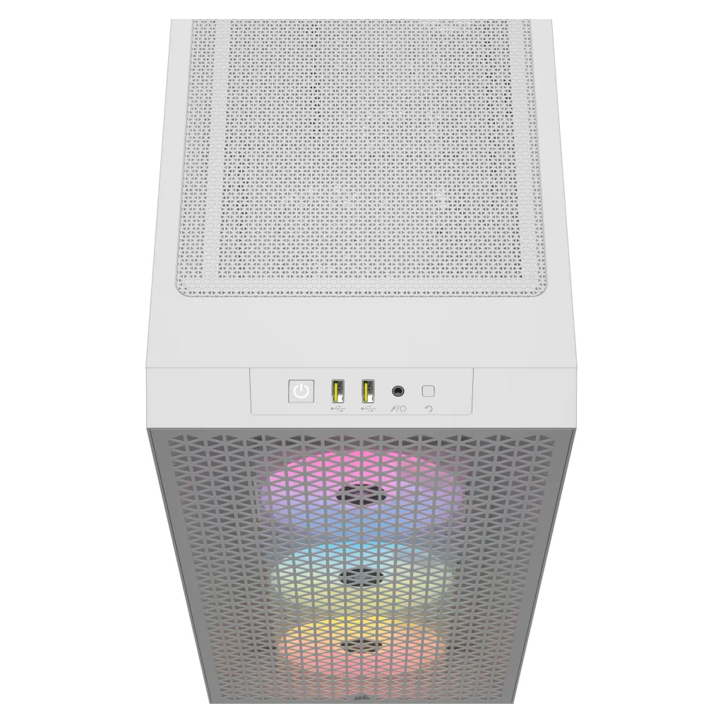 Корпус Corsair 3000D RGB Tempered Glass White (CC-9011256-WW) - зображення 7