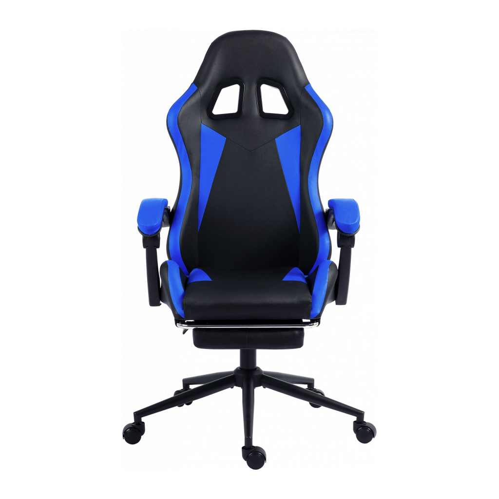 Крісло ігрове GT Racer X-2323 Black/Blue - зображення 5