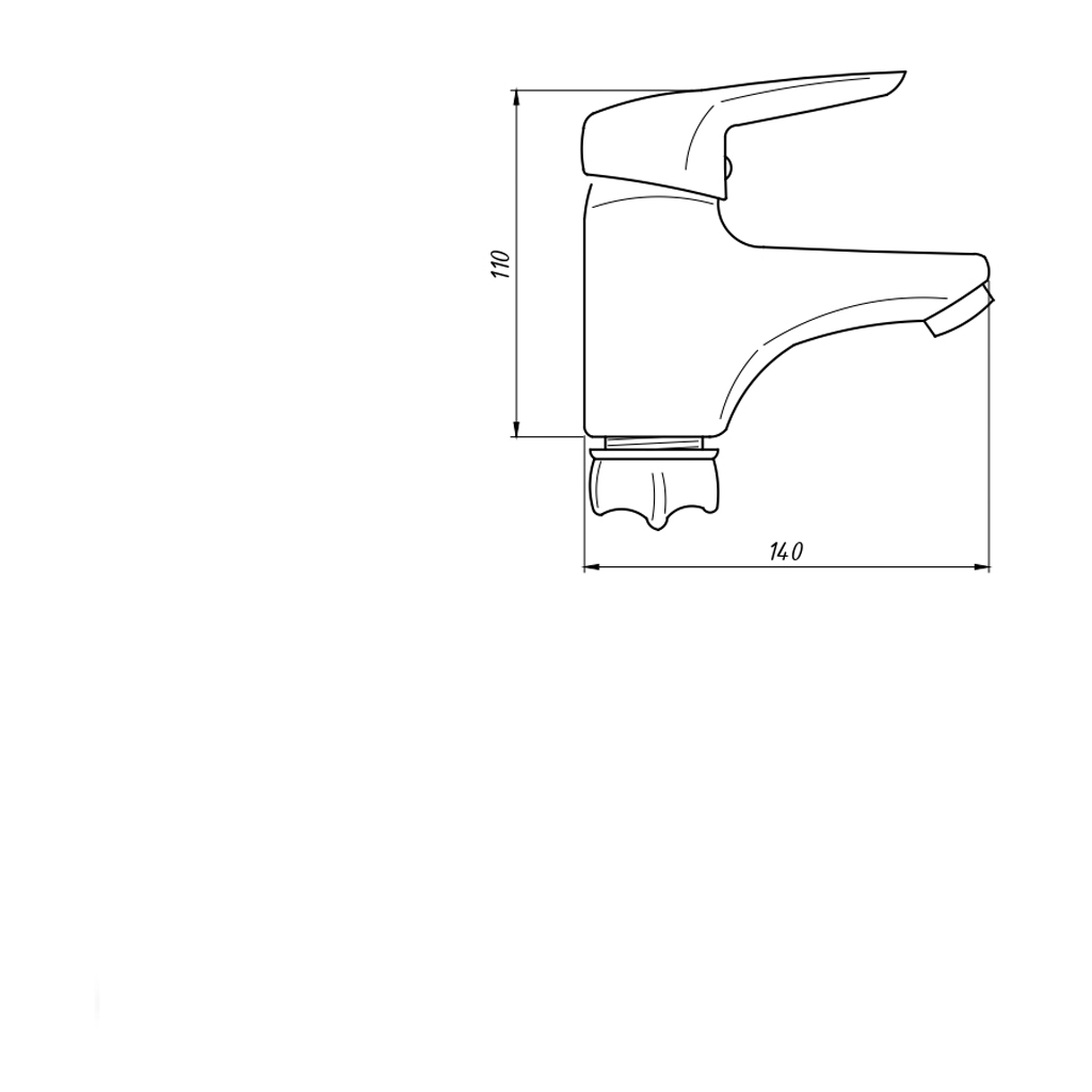 Змішувач Kroner Odra-C011 - зображення 2