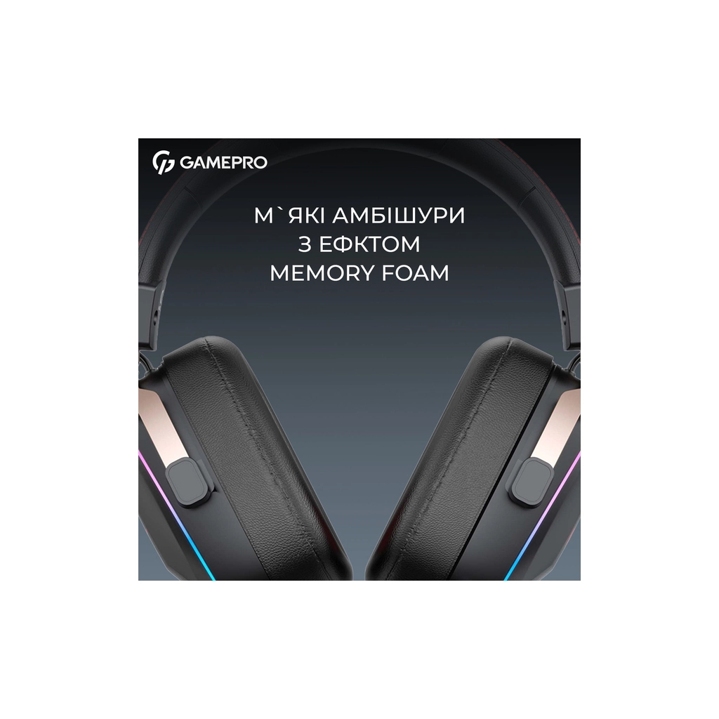 Навушники GamePro Asgard Valkyria RGB Tri-Mod (HSW249B) - зображення 11