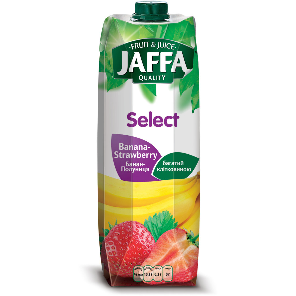 Сік Jaffa Бананово-полуничний 950 мл (4820003684856) - зображення 1