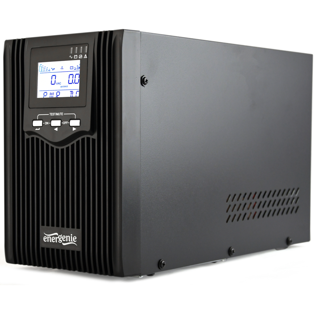 Пристрій безперебійного живлення EnerGenie EG-UPS-PS1000-01, 1000VA (EG-UPS-PS1000-01) - зображення 1