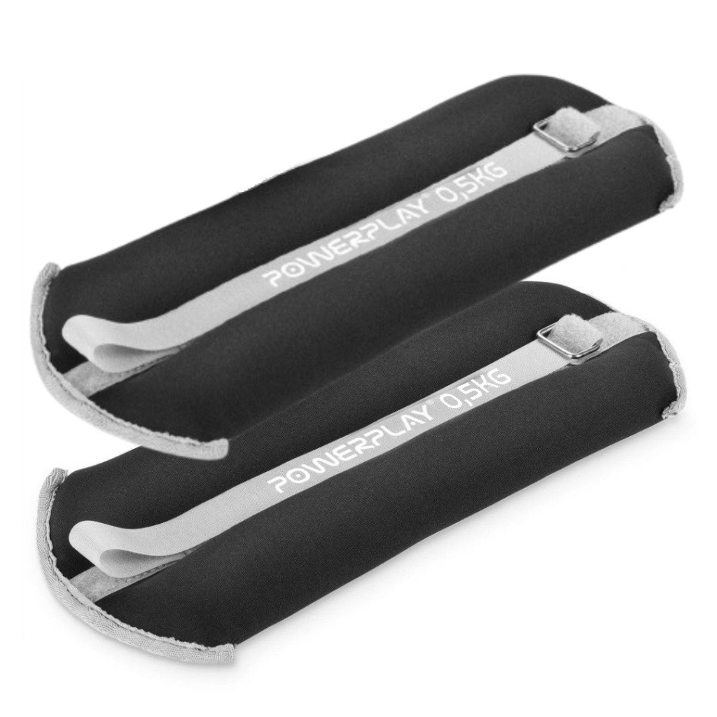 Обважнювач PowerPlay PP-4349 Ankle/Wrist Weights 0,5 х 2 шт Чорні (PP_4349_Black_0.5) - изображение 2