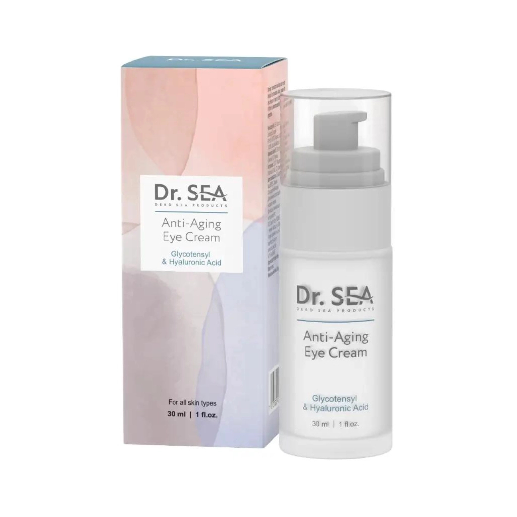 Крем для шкіри навколо очей Dr. Sea Anti-Aging Eye Cream З комплексом Glycotensyl та гіалуроновою кислотою 30 мл (7293720020769) - зображення 1