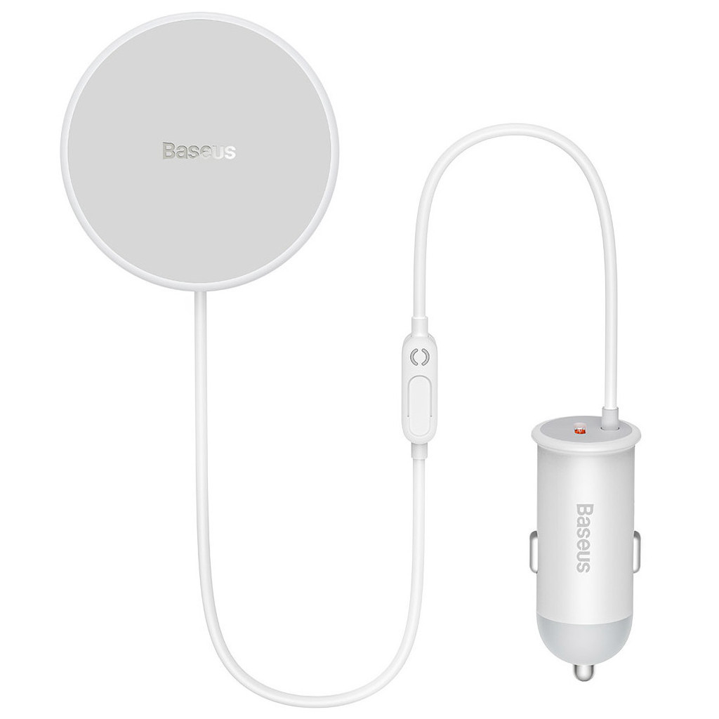Універсальний автотримач Baseus CW01 Magnetic Wireless 40W (SUCX040102) - изображение 1