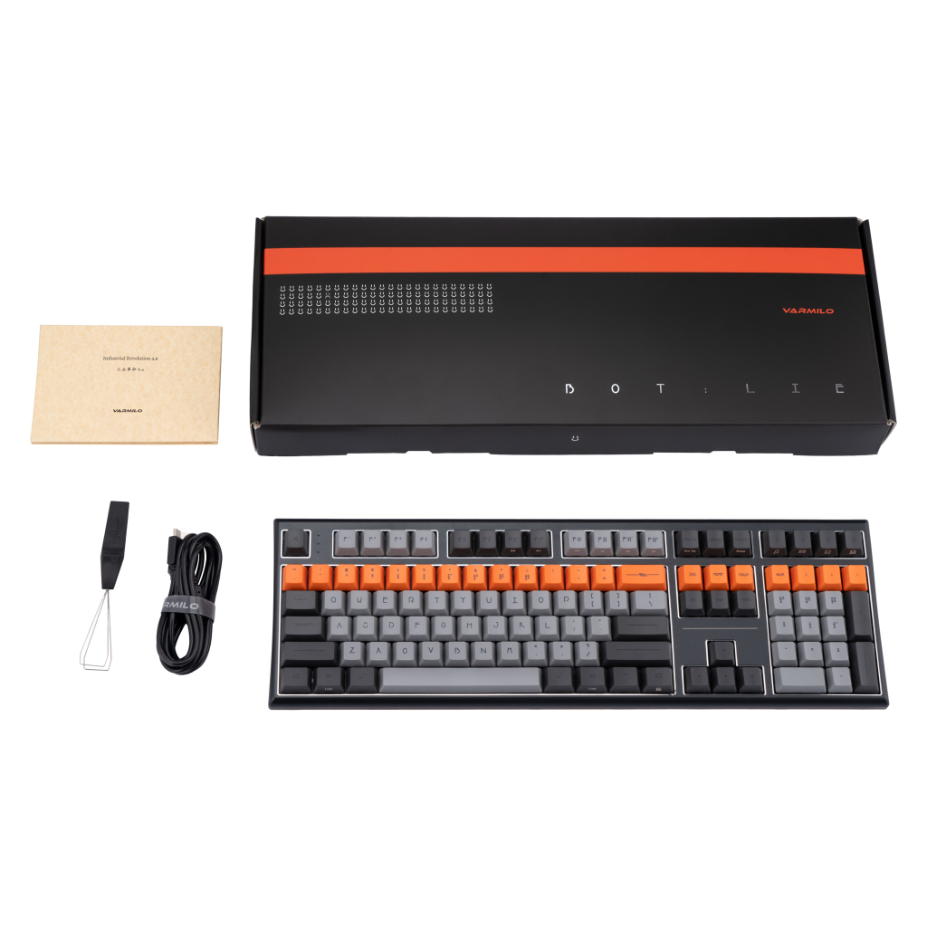 Клавіатура Varmilo Lure VBM108 Bot Lie EC V2 Sakura USB UA Black (A01A003A9A4A01A005) - зображення 2