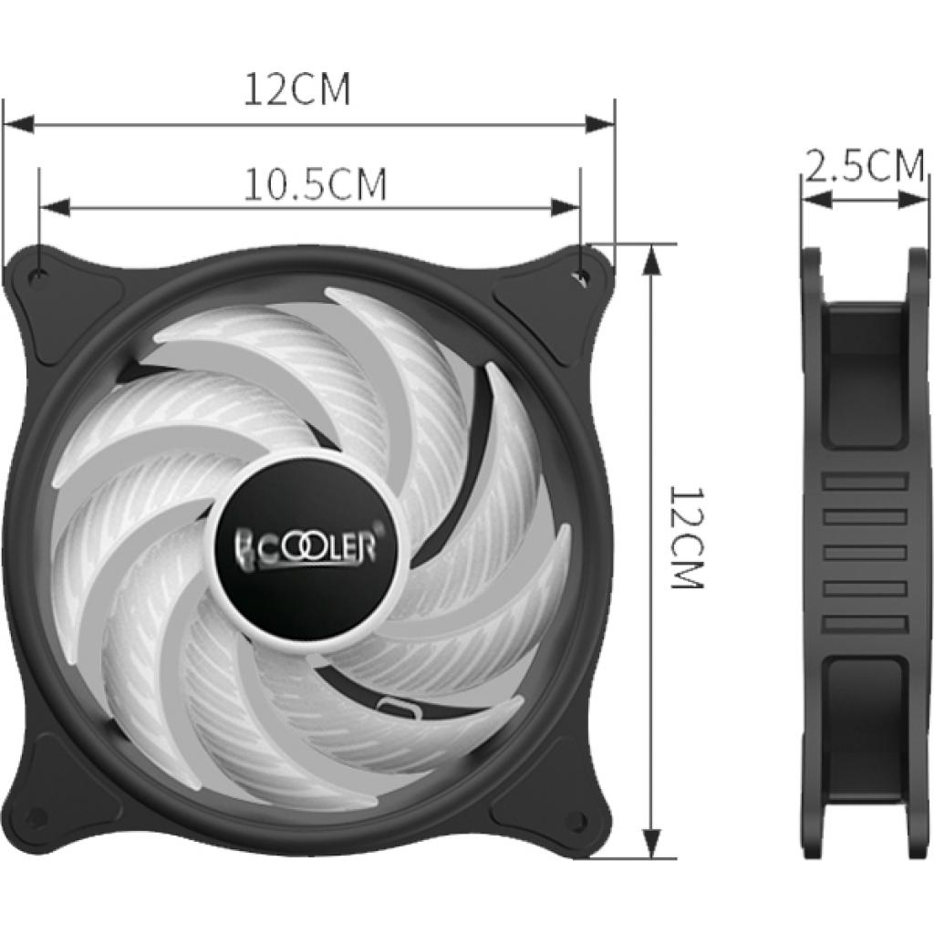 Кулер до корпусу PcCooler FX-120-3 - зображення 6