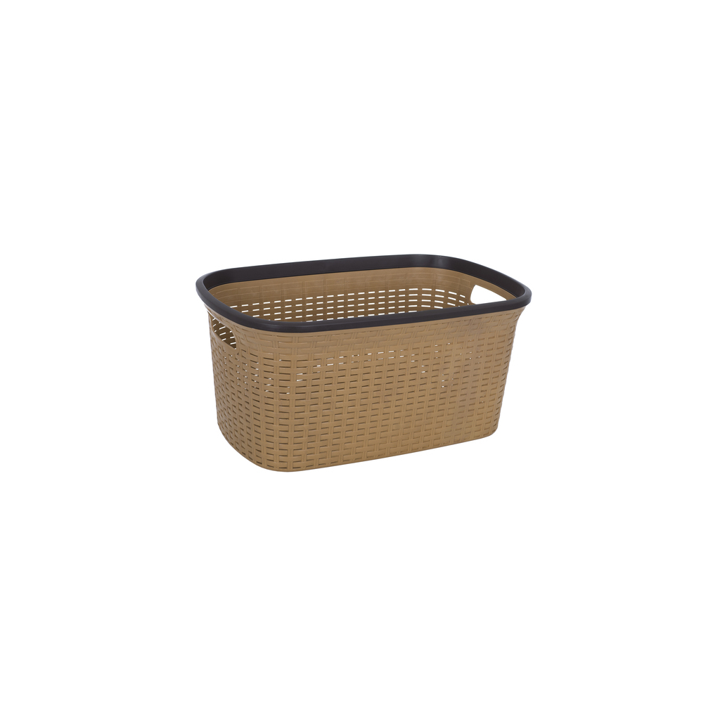 Кошик для зберігання Violet House 0774 Ротанг Caramel 40 л (0774 4 Роттанг CAR б/кр. 40 л) - зображення 1