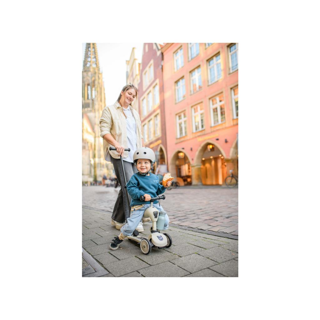 Самокат Scoot&Ride Highwaykick-1 Push and Go світло-сірий (SR-240527-ASH) - зображення 10
