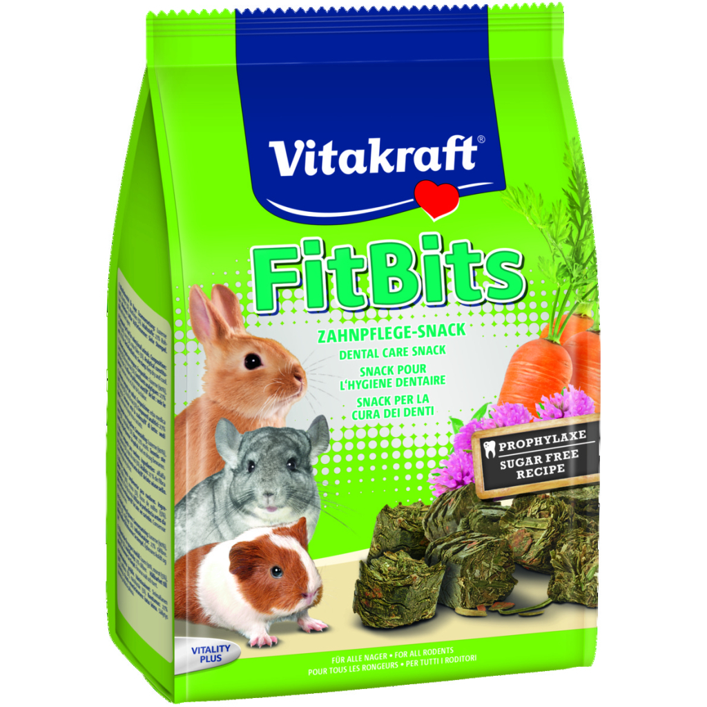 Ласощі для гризунів Vitakraft FitBits заточка для зубів 500 г (4008239257826) - зображення 1