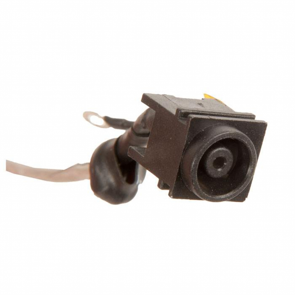 Роз'єм живлення ноутбука з кабелем Sony для Sony PJ172 (6.5mm x 4.4mm + center pin),4-pin,16 см (A49082) - зображення 2