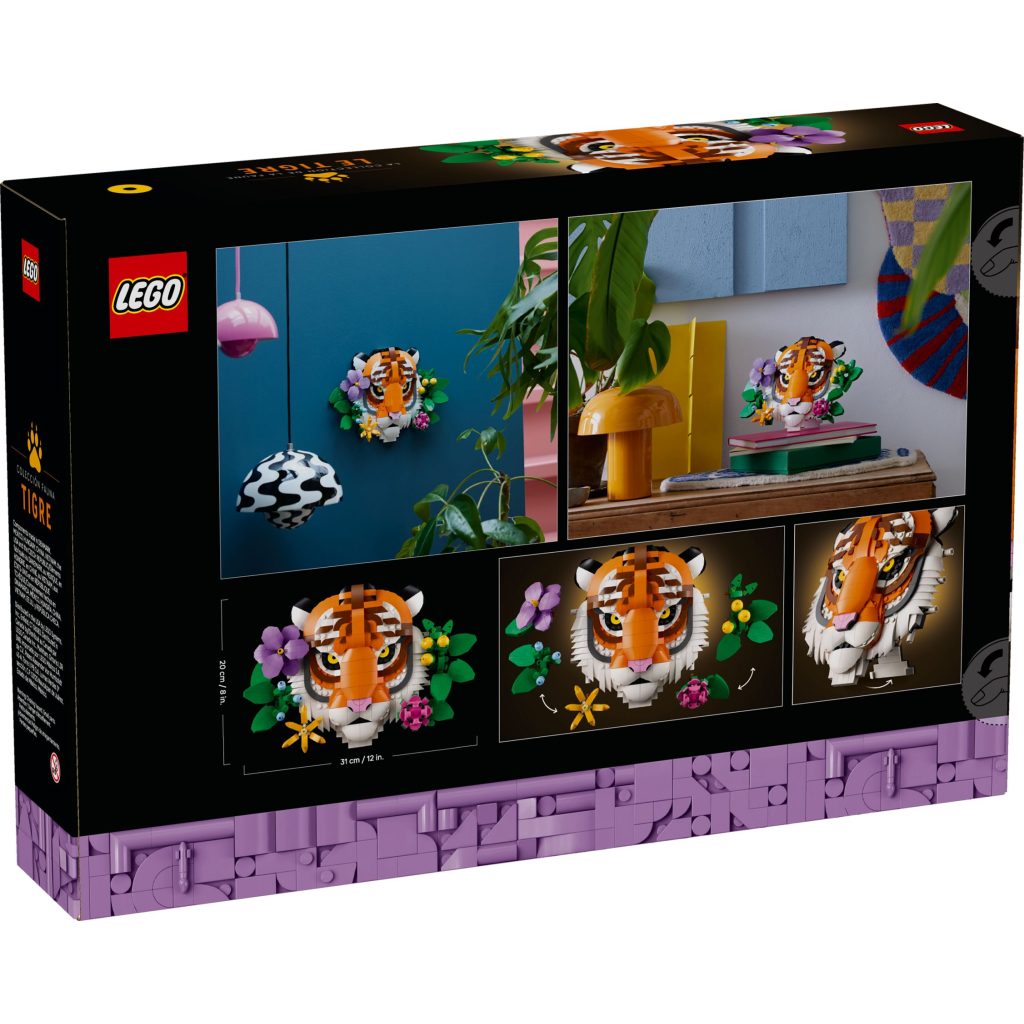 Конструктор LEGO Art Колекція фауни - Тигр (31217) - зображення 5