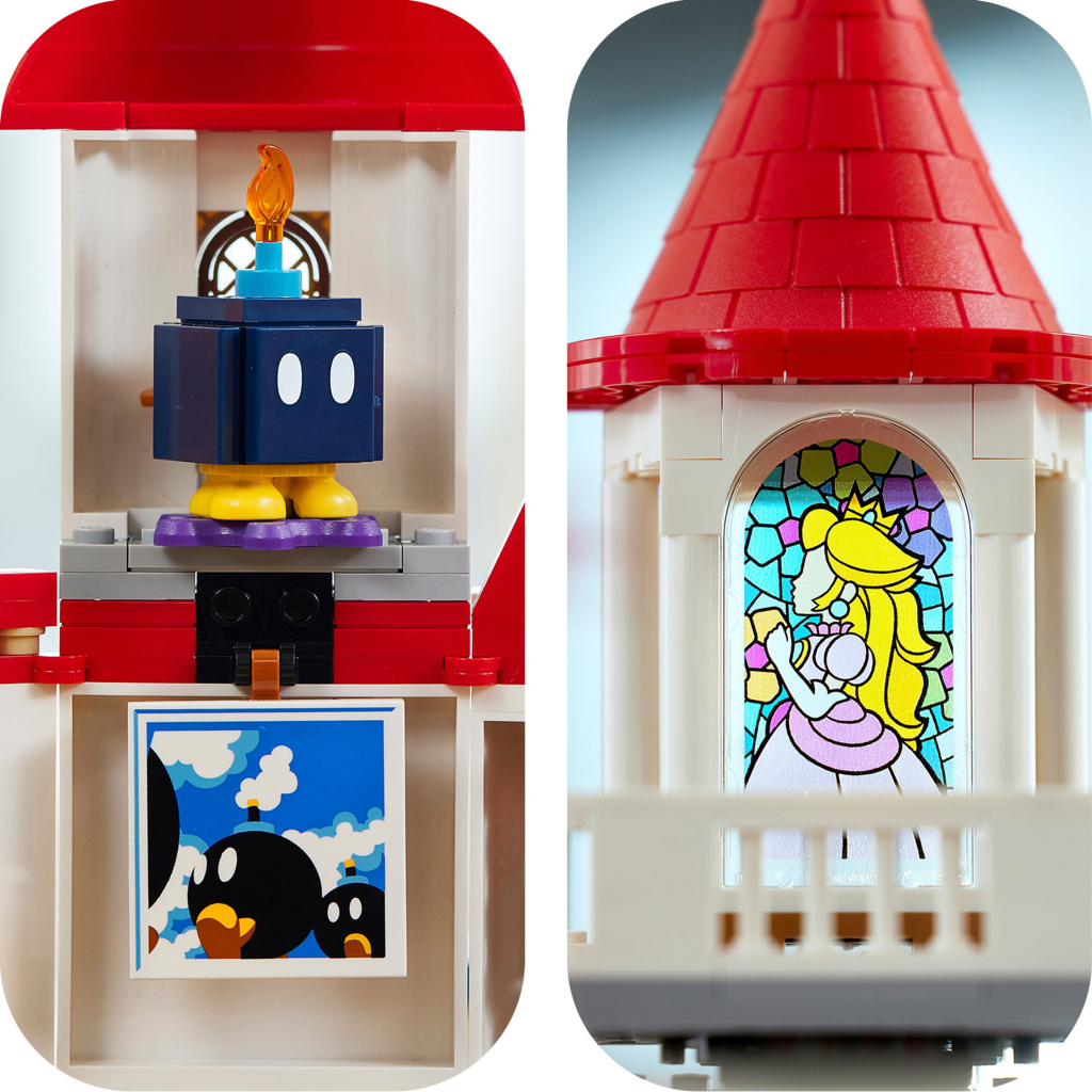 Конструктор LEGO Super Mario Додатковий набір «Замок Персика» (71408) - зображення 8