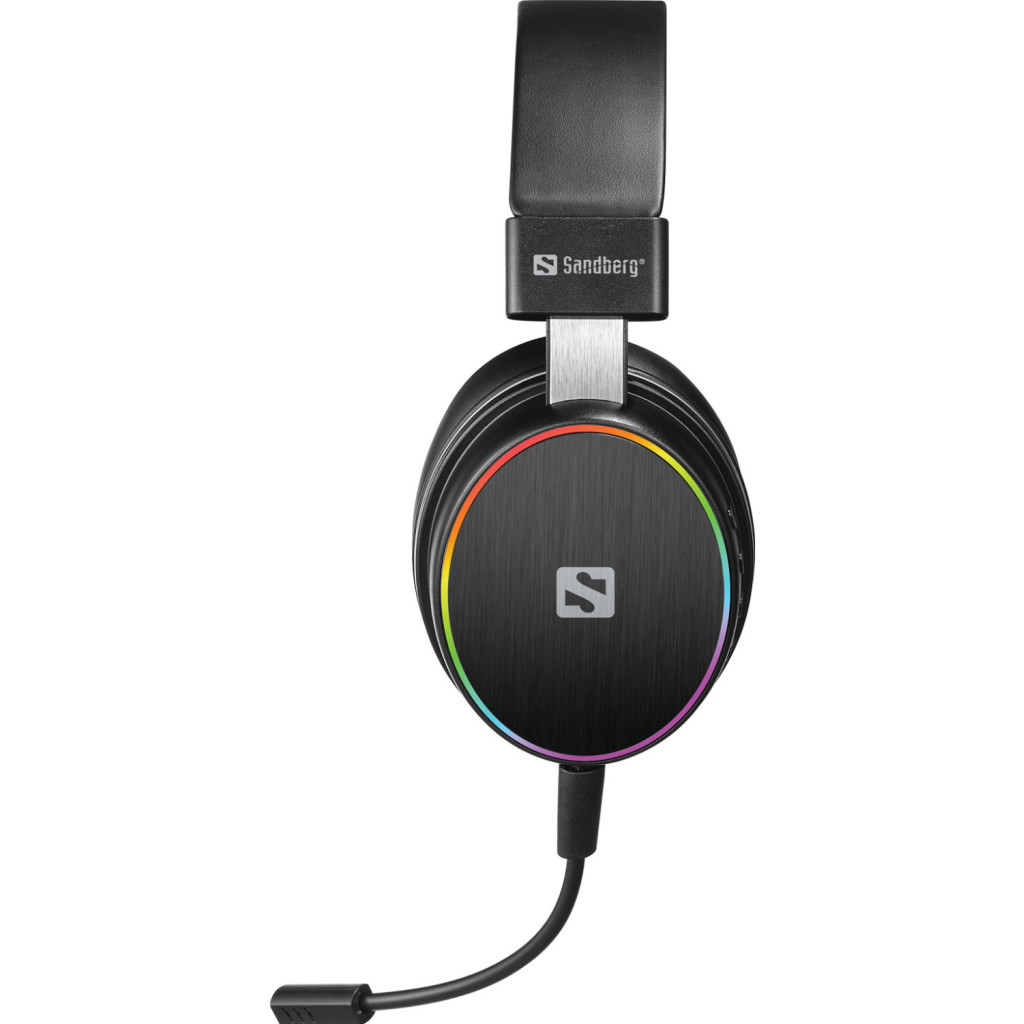 Навушники Sandberg HeroBlaster Bluetooth Led Headset Black (126-42) - зображення 2