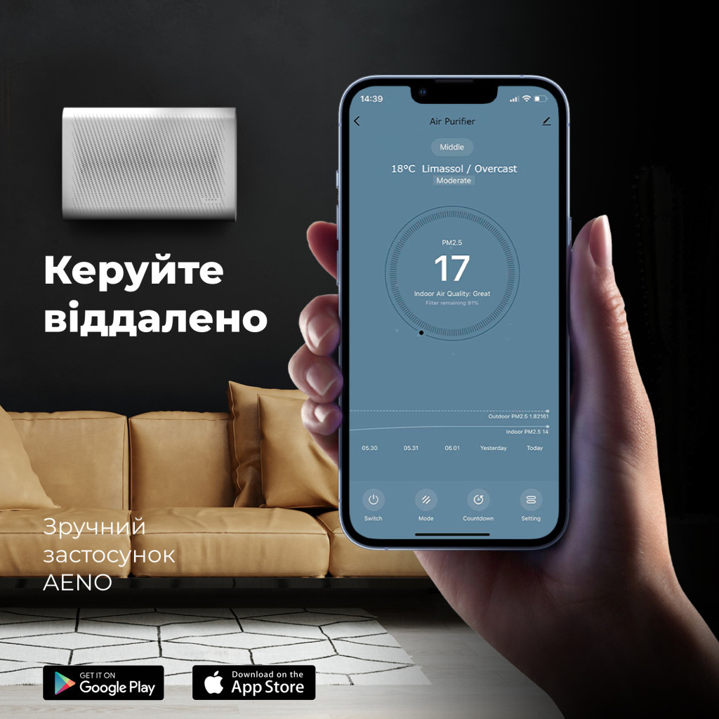 Очисник повітря AENO AP2S (AAP0002S) - зображення 9