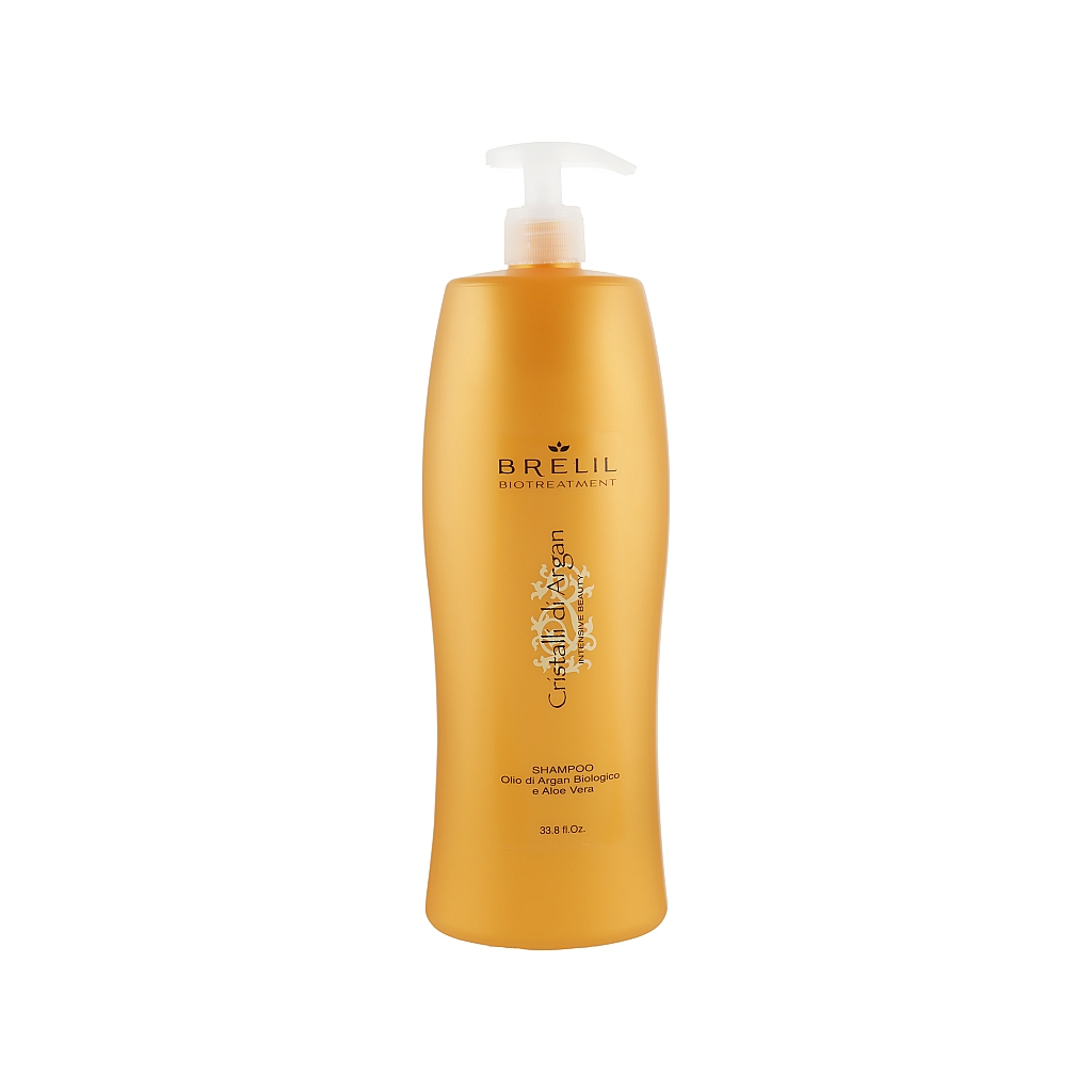 Шампунь Brelil Bio Traitement Cristalli d'Argan олія Аргани та Алое 1 л (8011935067299) - зображення 1
