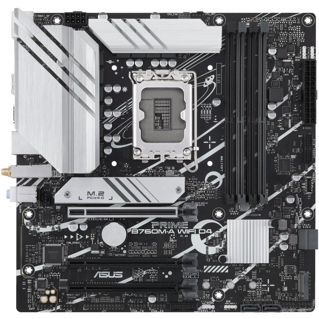 Материнська плата ASUS PRIME B760M-A WIFI D4 - зображення 1