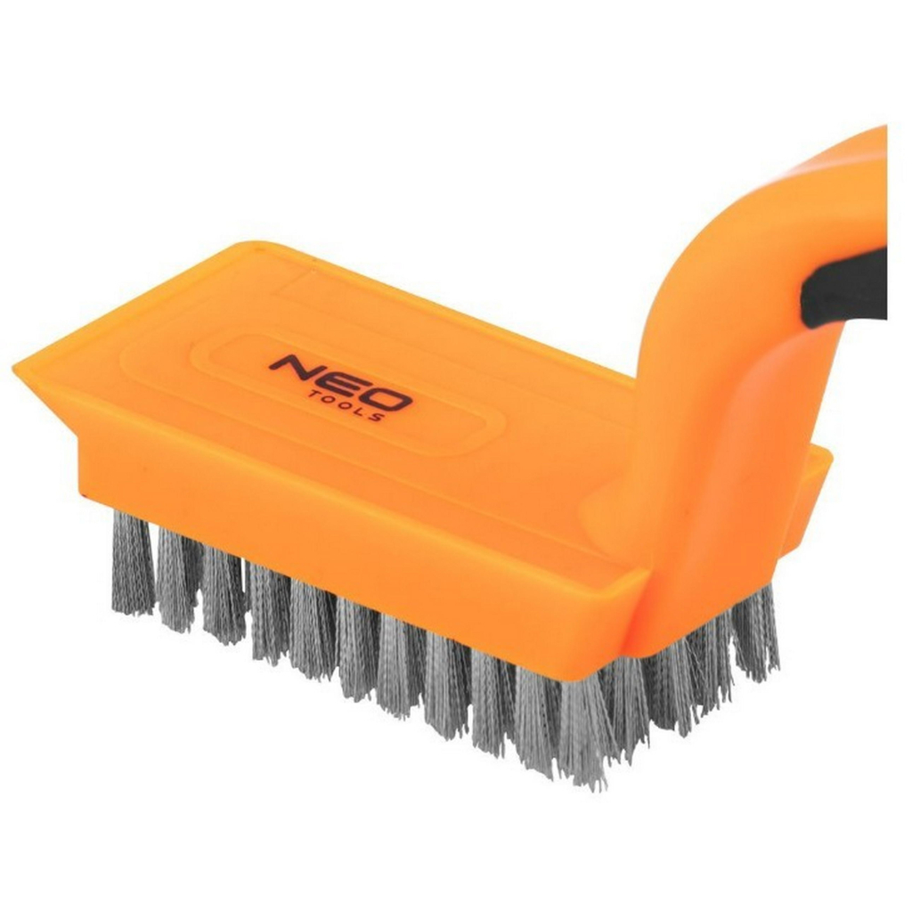 Щітка по металу Neo Tools 5х11 рядів, прямий дріт 0.3мм, 180мм, двокомпонентне руків'я (39-051) - изображение 3