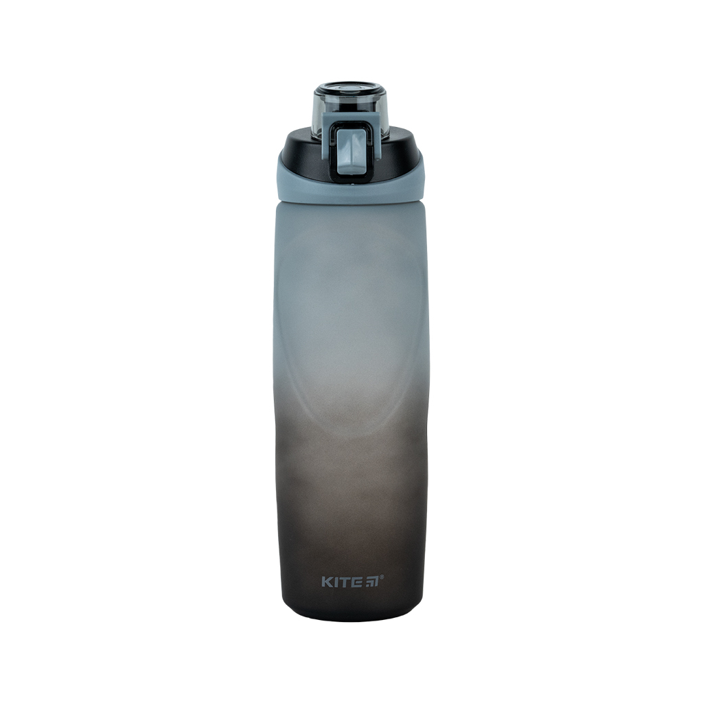 Поїльник-непроливайка Kite 760 мл, сіро-чорна (K24-1200-1) - зображення 1
