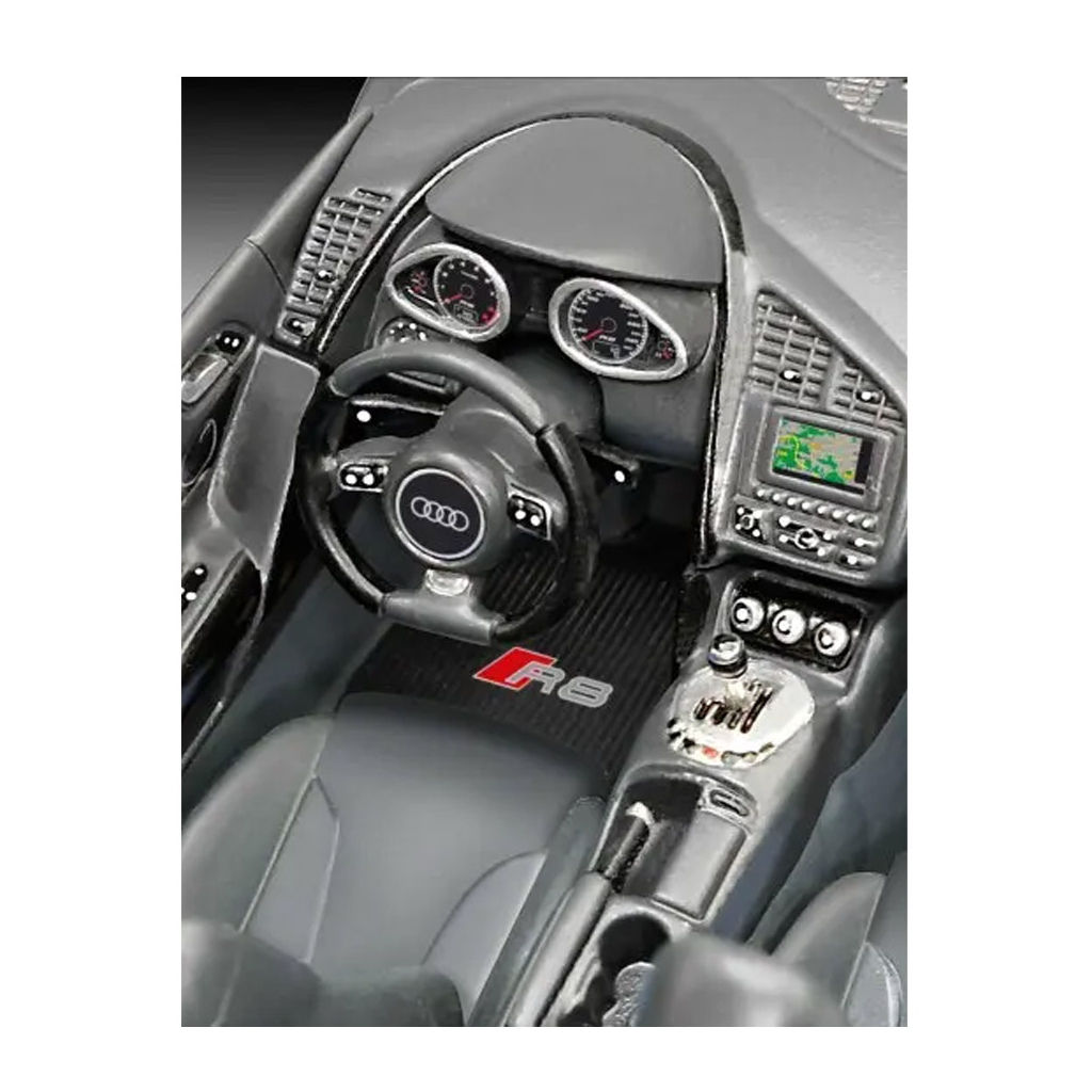 Збірна модель Revell Набір автомобіль Audi R8 рівень 4 масштаб 1:24 (RVL-67057) - зображення 5