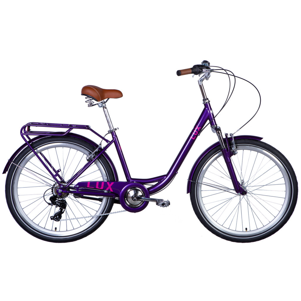 Велосипед Dorozhnik LUX AM 26" 17" St 2024 Сливовий (OPS-D-26-277) - изображение 1