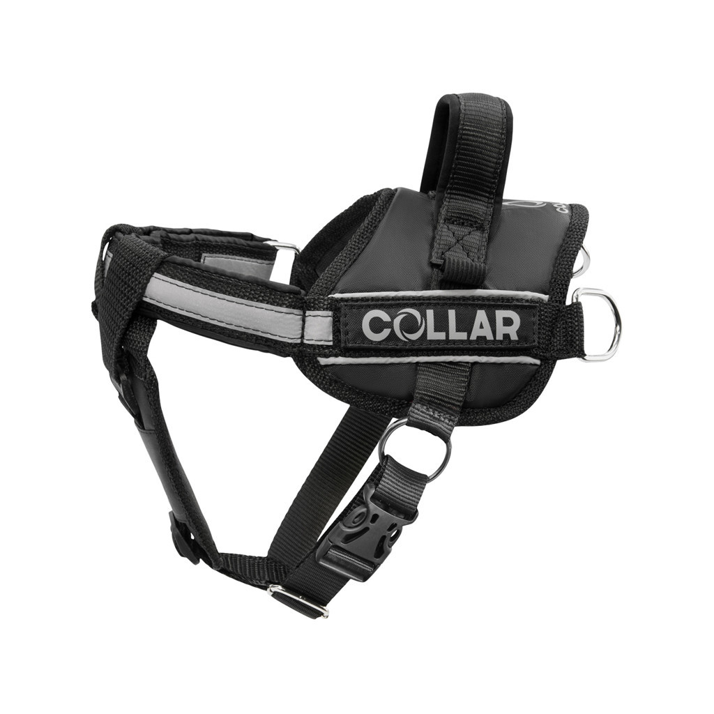 Шлея для собак Dog Extreme Police N1 35-45 см чорна (07041) - зображення 1