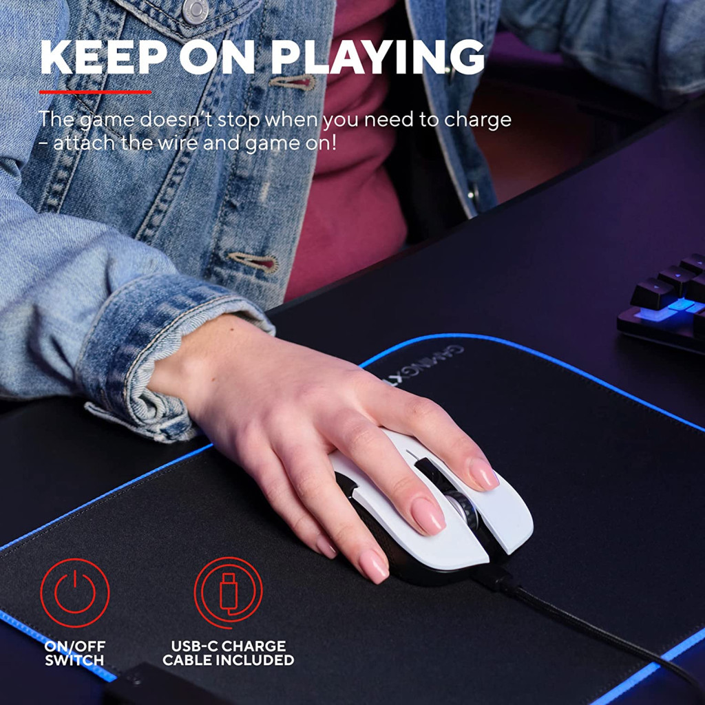 Мишка Trust GXT923 YBAR Wireless White (24889) - зображення 7