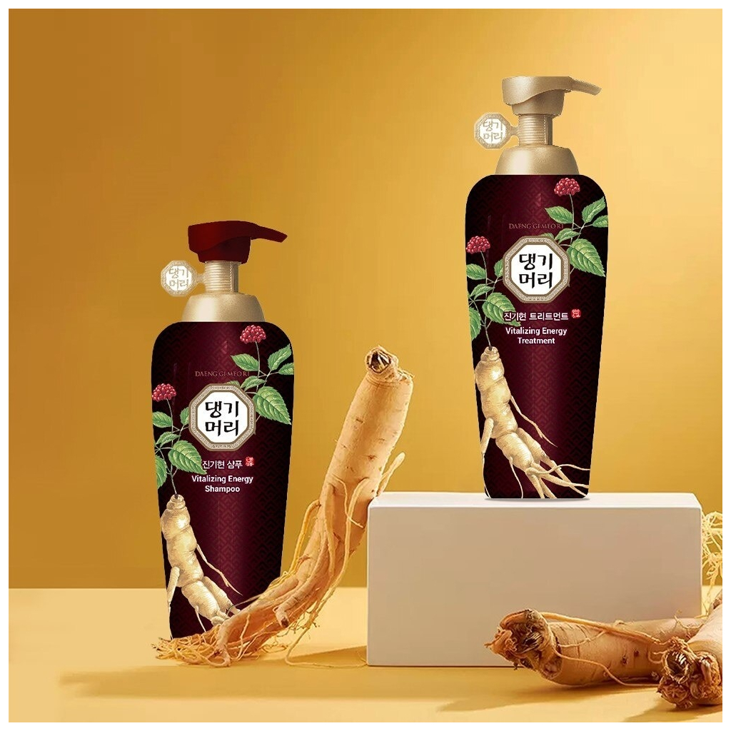 Кондиціонер для волосся Daeng Gi Meo Ri Vitalizing Energy Treatment Відновлювальний із женьшенем 500 мл (8807779091626) - зображення 2