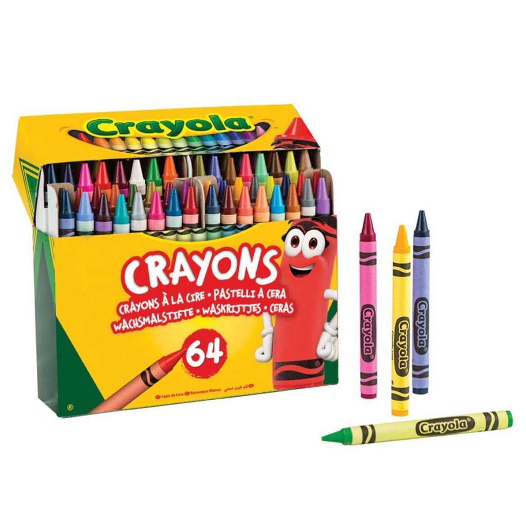 Олівці кольорові Crayola воскові, 64 шт (52-6448) - изображение 2