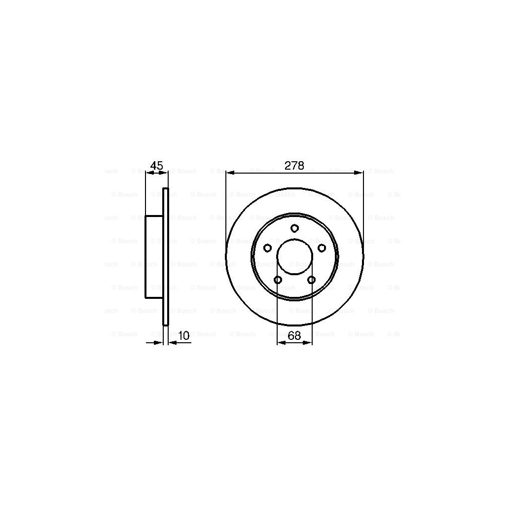 Гальмівний диск Bosch 0 986 479 067 - изображение 5