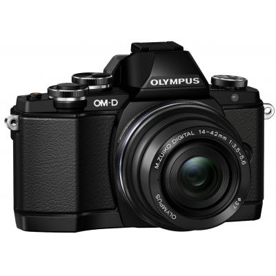 Цифровий фотоапарат Olympus E-M10 mark II Pancake Zoom 14-42 mm Kit black (V207052BE000) - зображення 5