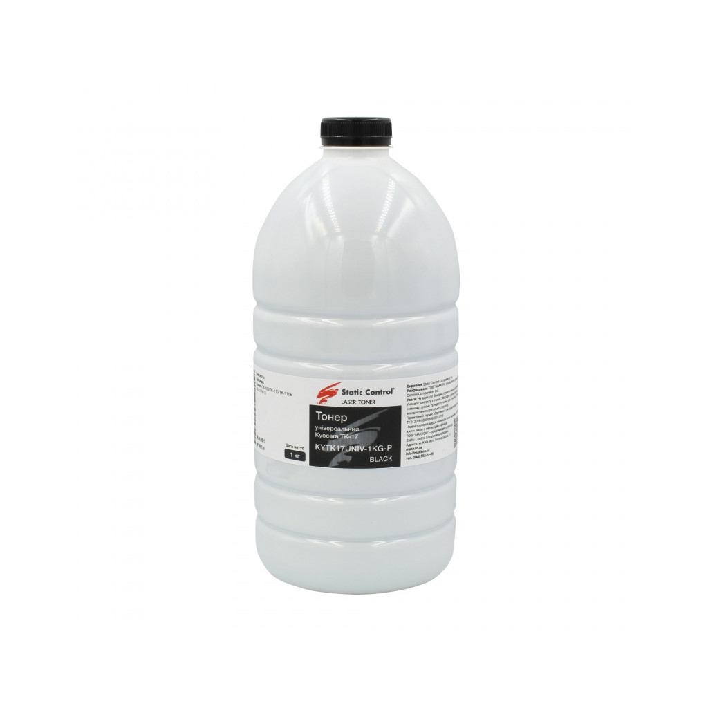 Тонер Kyocera TK-17 1кг фасовка Static Control (KYTK17UNIV-1KG-P) - зображення 1